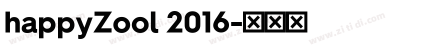 happyZool 2016字体转换